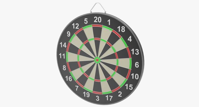 Dartboard dart board 3D model