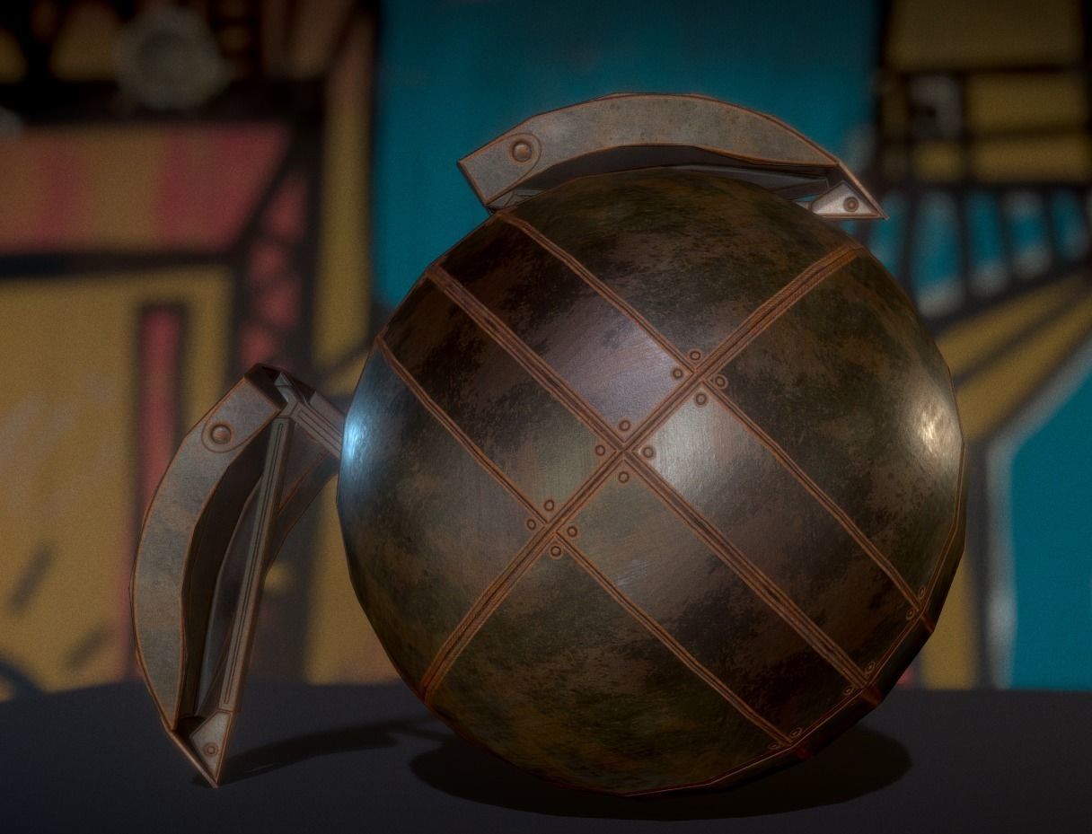 Sphere Bot Collection Low-poly 3D model_24