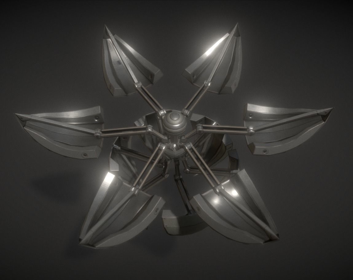 Sphere Bot Collection Low-poly 3D model_116