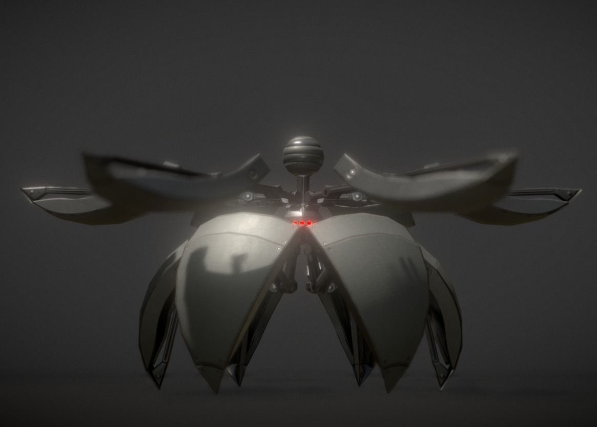 Sphere Bot Collection Low-poly 3D model_76