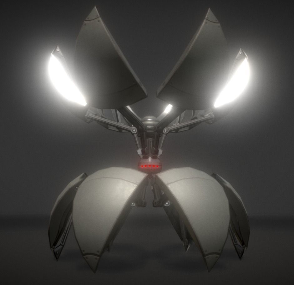 Sphere Bot Collection Low-poly 3D model_54