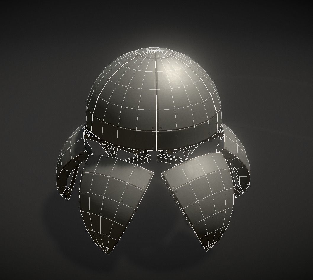 Sphere Bot Collection Low-poly 3D model_83