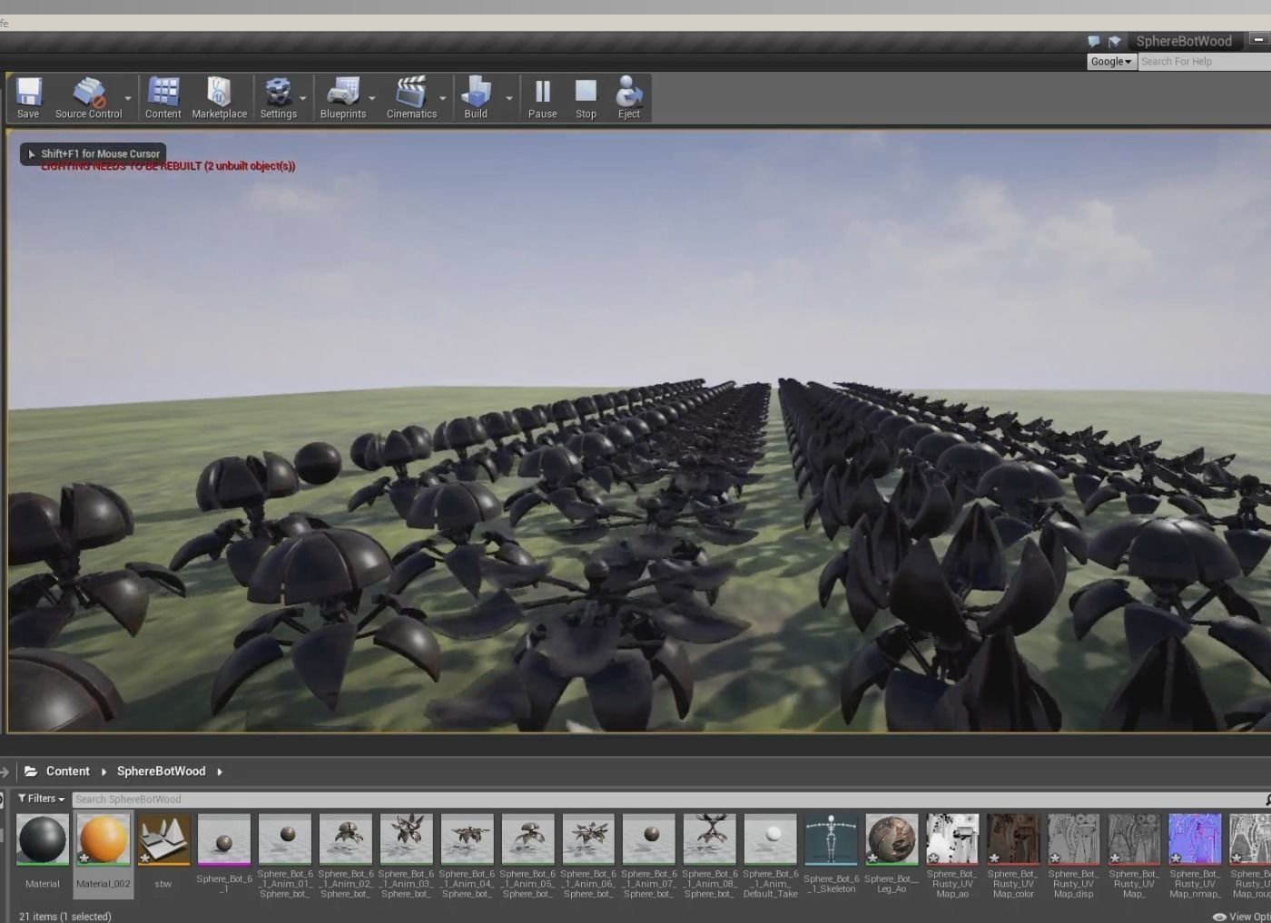 Sphere Bot Collection Low-poly 3D model_112