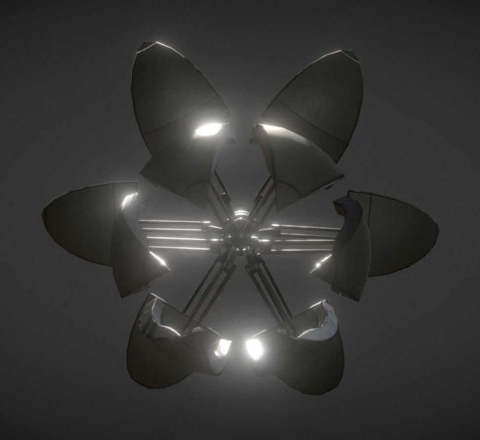 Sphere Bot Collection Low-poly 3D model_68