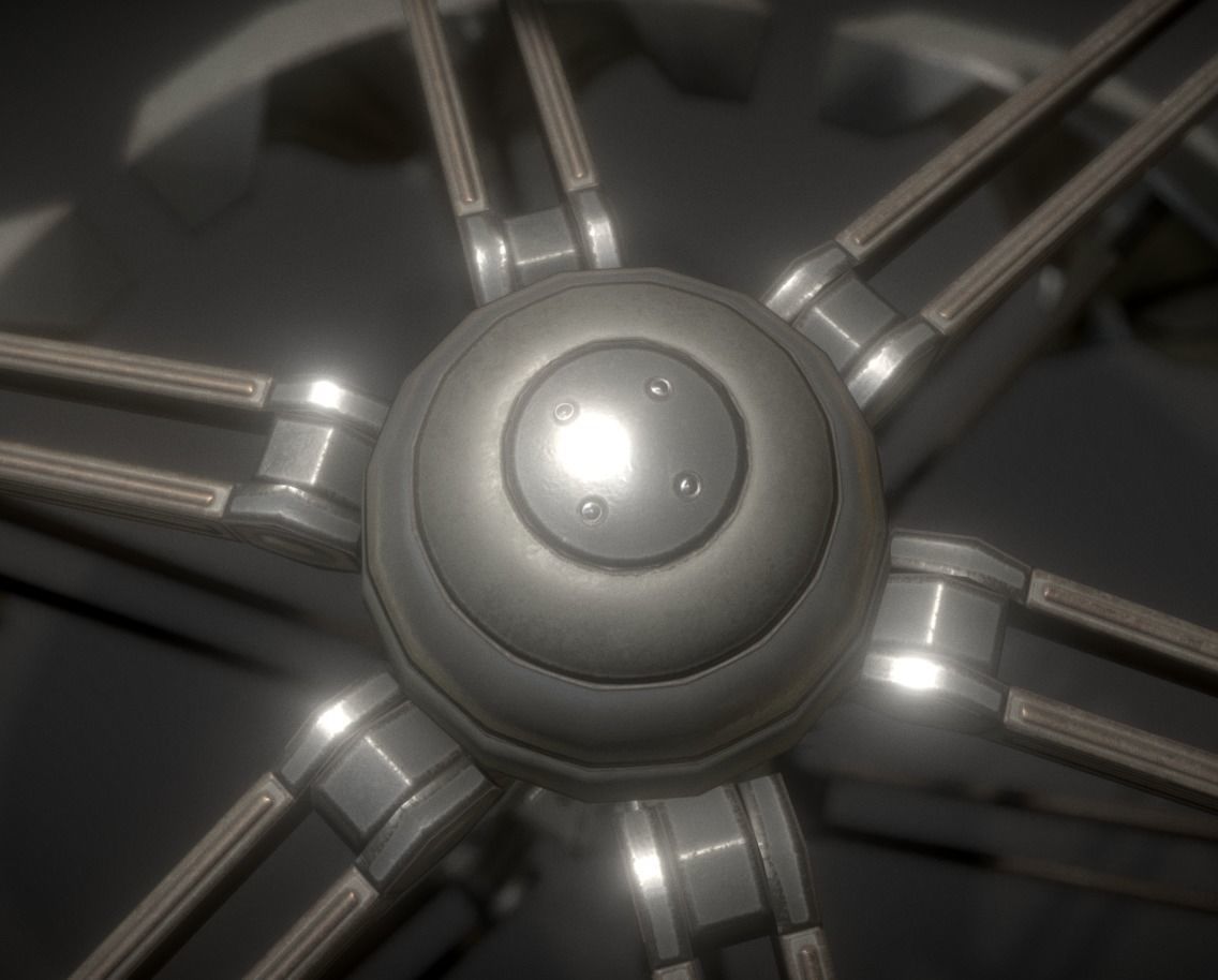 Sphere Bot Collection Low-poly 3D model_156