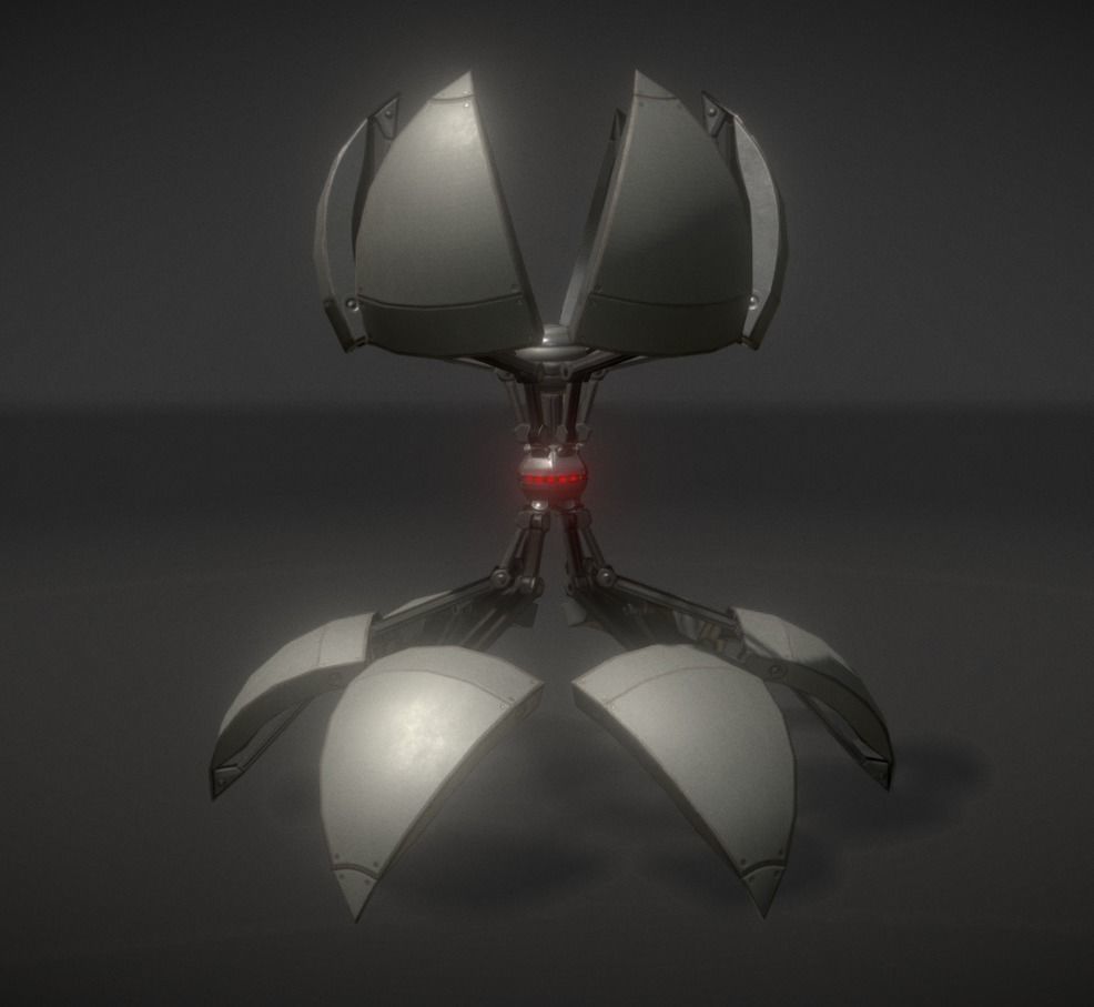 Sphere Bot Collection Low-poly 3D model_85