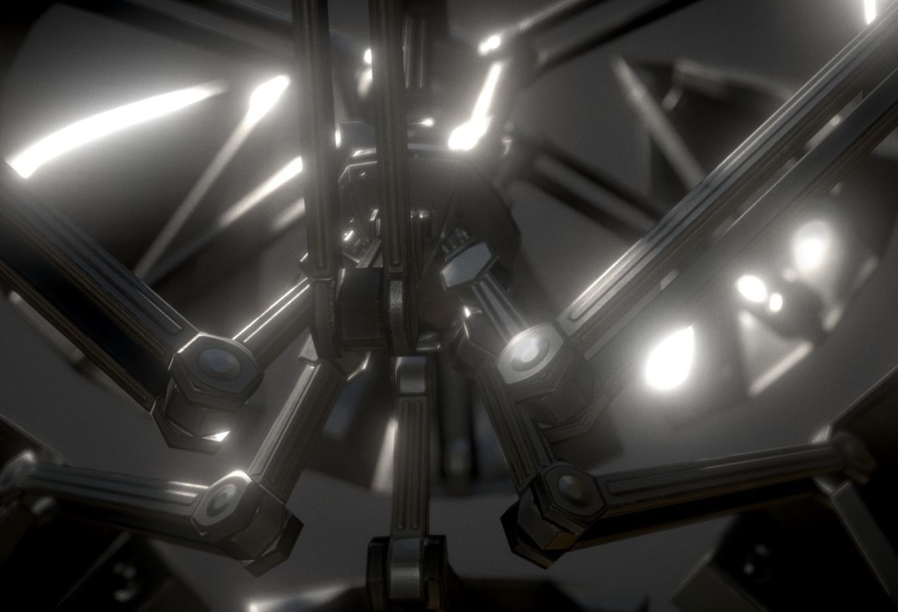 Sphere Bot Collection Low-poly 3D model_95