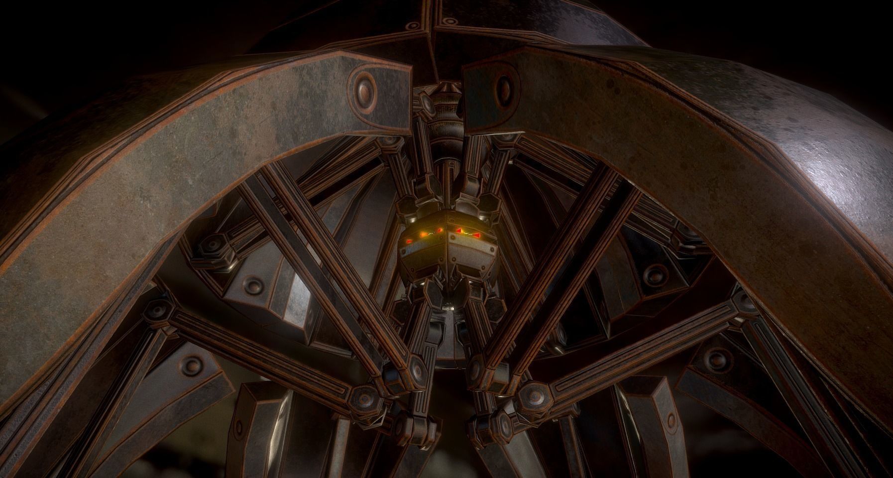 Sphere Bot Collection Low-poly 3D model_91