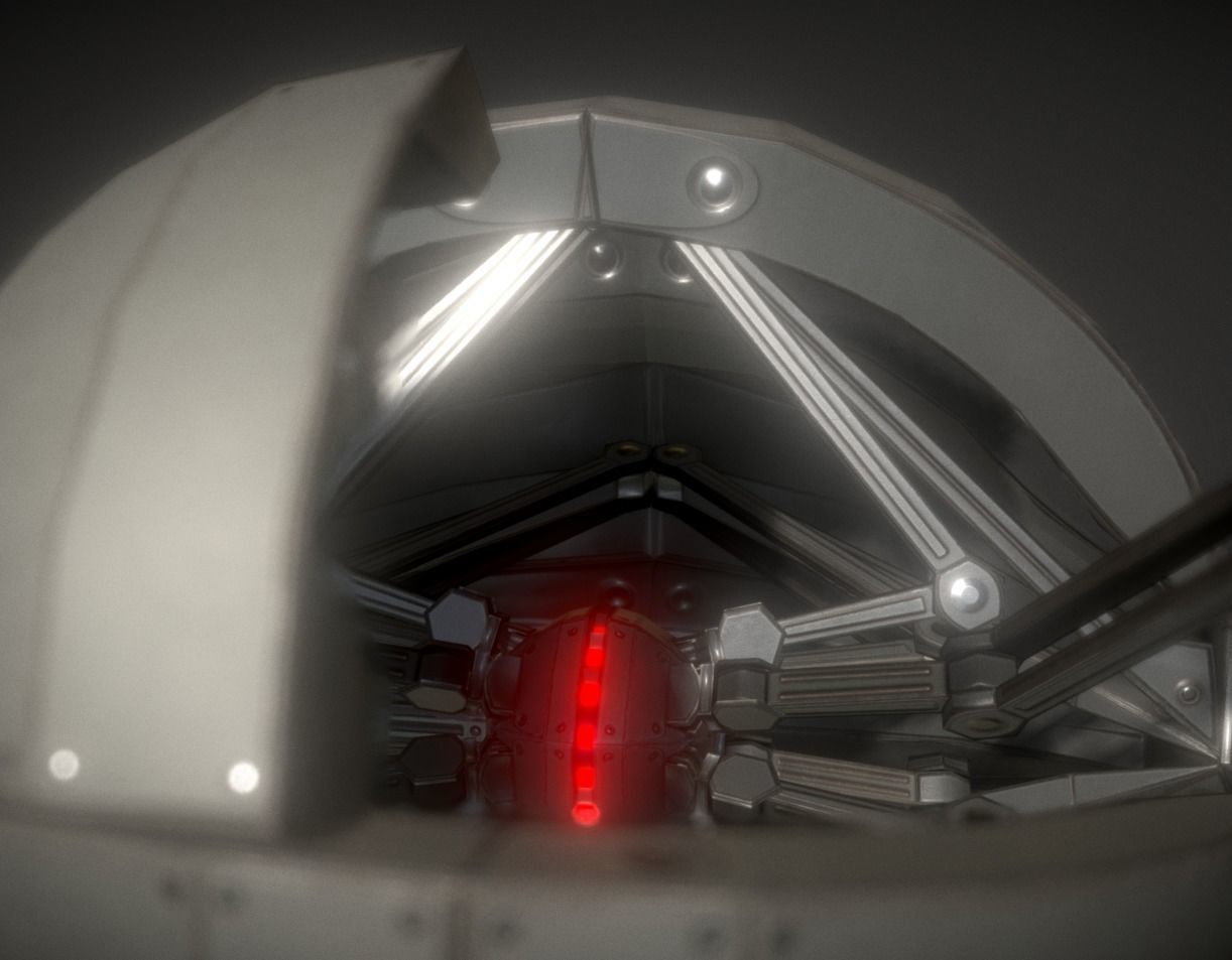 Sphere Bot Collection Low-poly 3D model_135