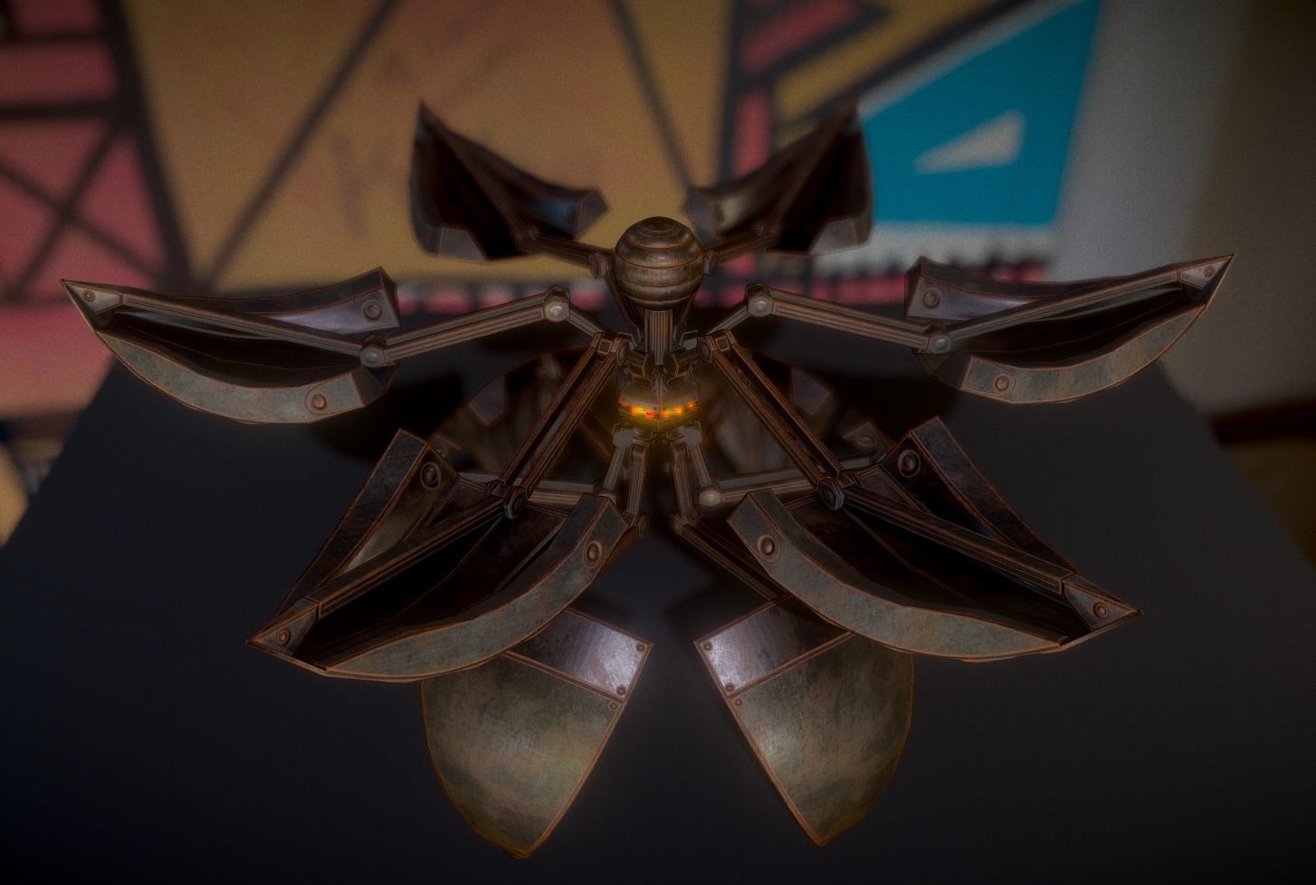 Sphere Bot Collection Low-poly 3D model_100