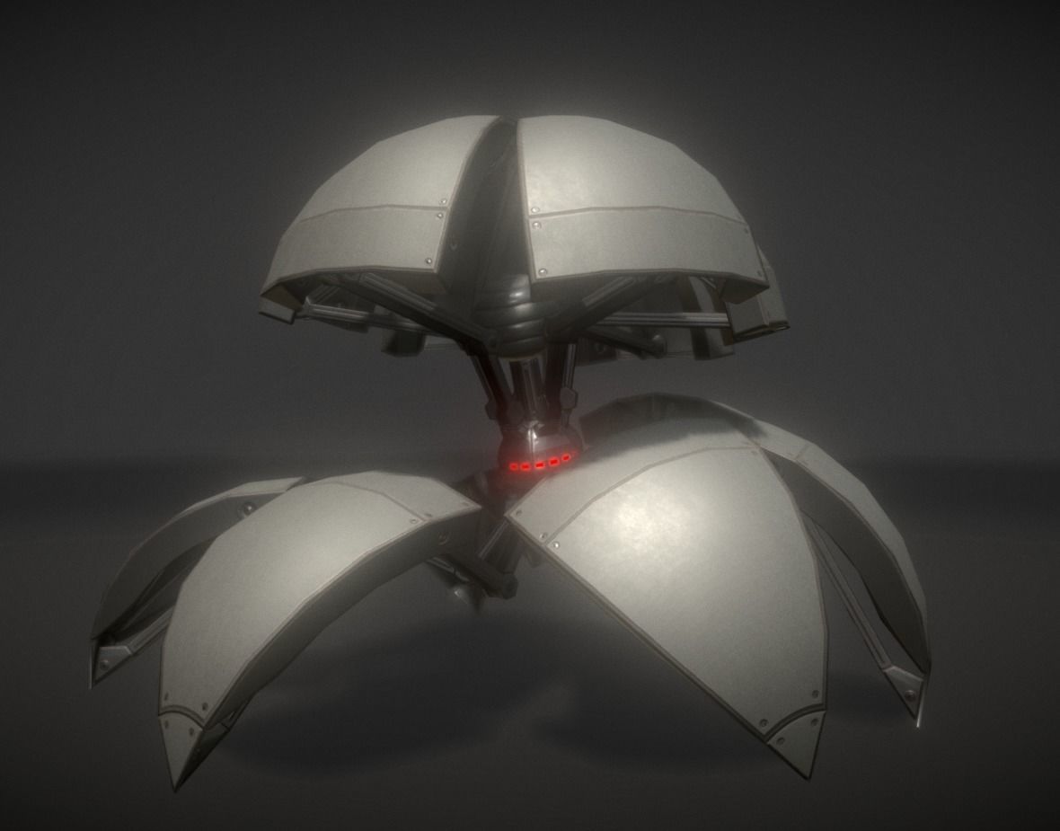 Sphere Bot Collection Low-poly 3D model_106