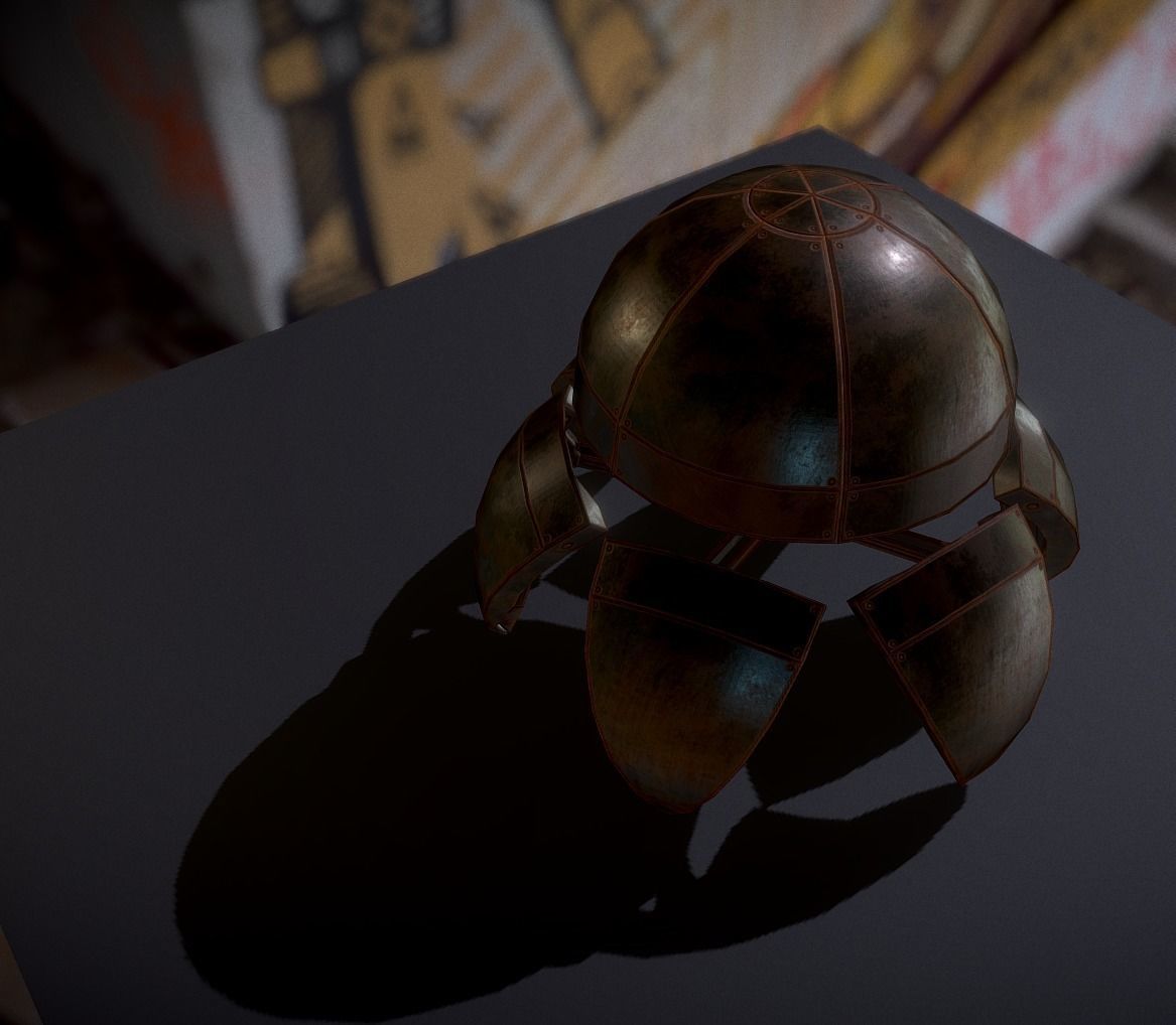 Sphere Bot Collection Low-poly 3D model_126
