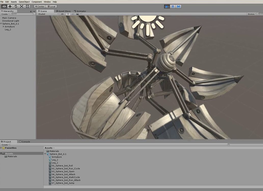 Sphere Bot Collection Low-poly 3D model_99