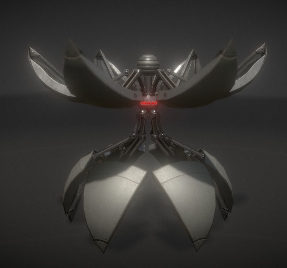 Sphere Bot Collection Low-poly 3D model_55