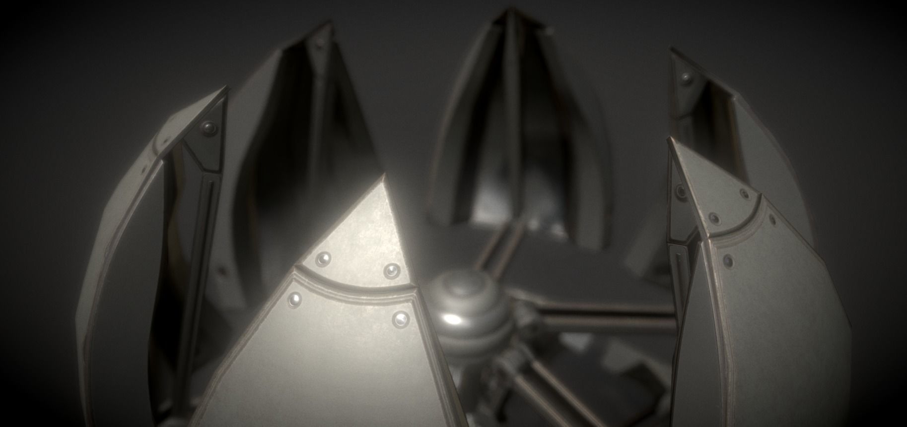 Sphere Bot Collection Low-poly 3D model_154