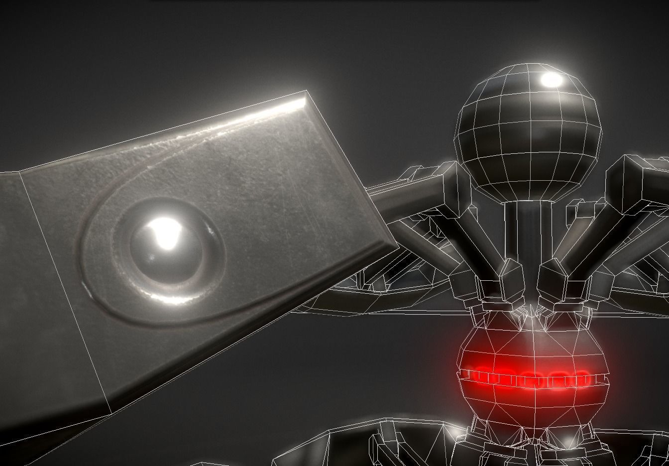 Sphere Bot Collection Low-poly 3D model_125