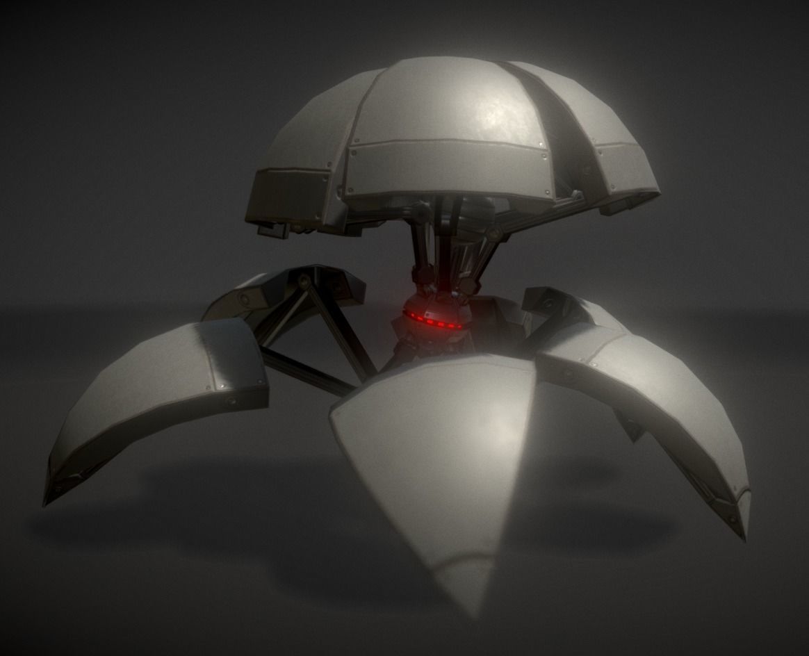 Sphere Bot Collection Low-poly 3D model_101