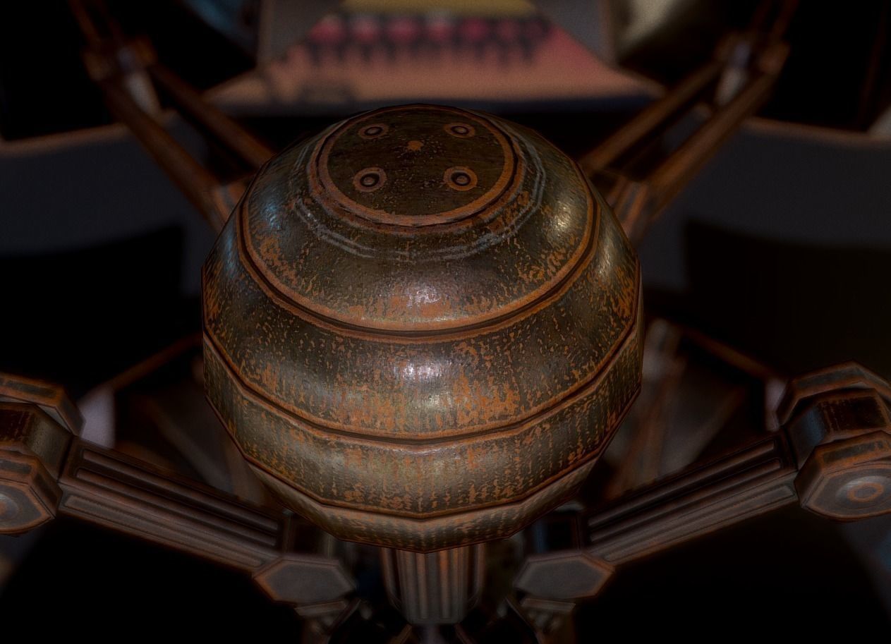 Sphere Bot Collection Low-poly 3D model_31