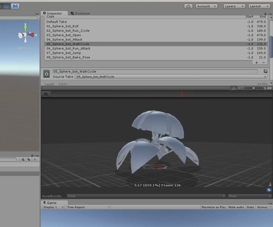 Sphere Bot Collection Low-poly 3D model_20