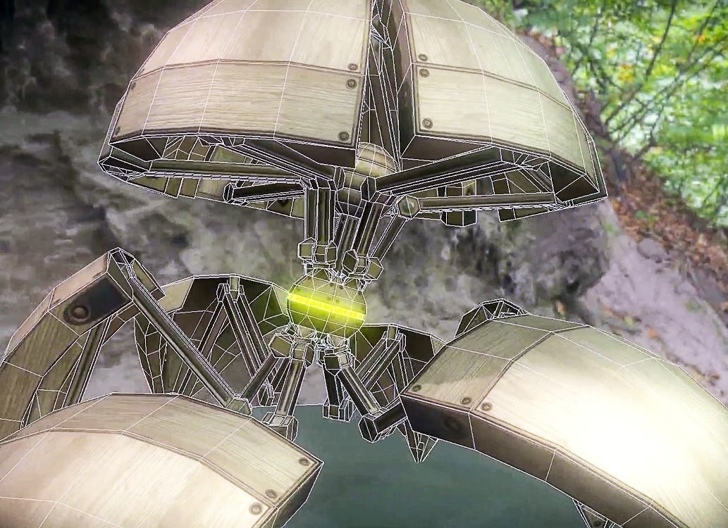 Sphere Bot Collection Low-poly 3D model_134