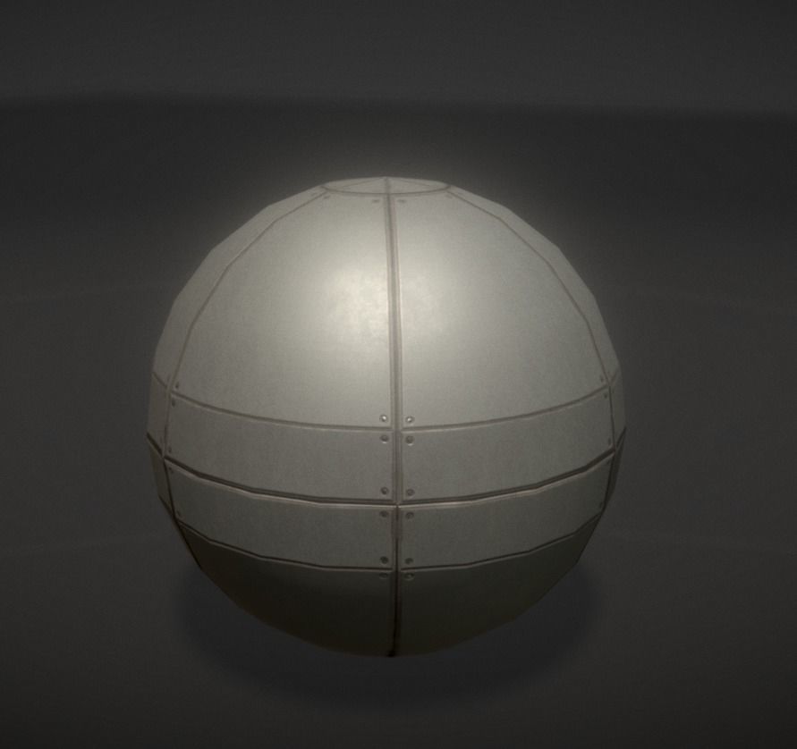 Sphere Bot Collection Low-poly 3D model_6