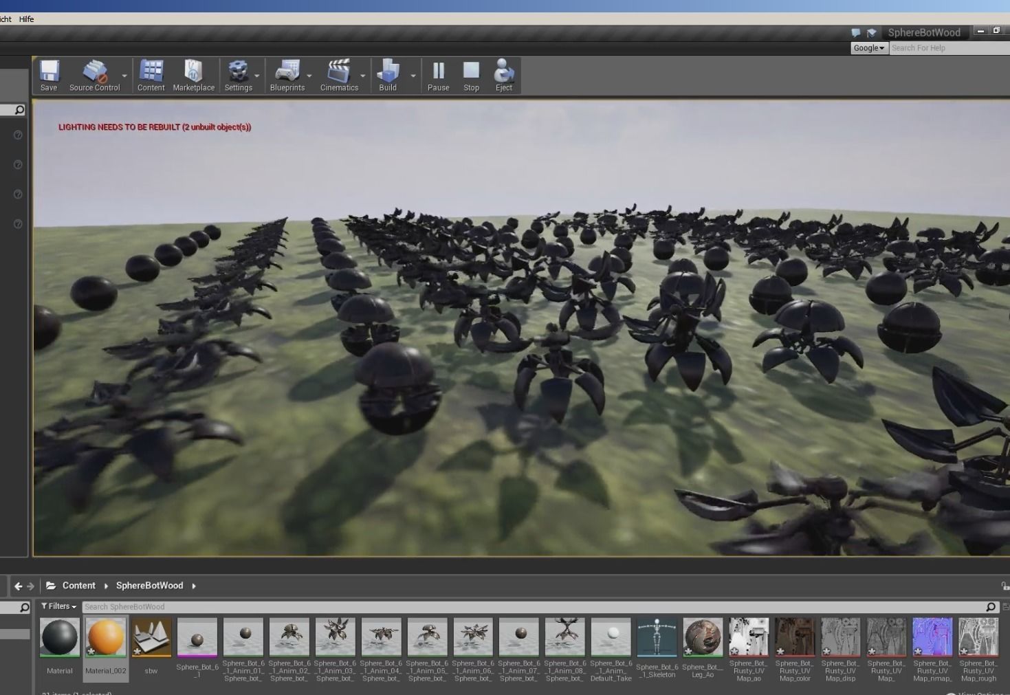 Sphere Bot Collection Low-poly 3D model_18