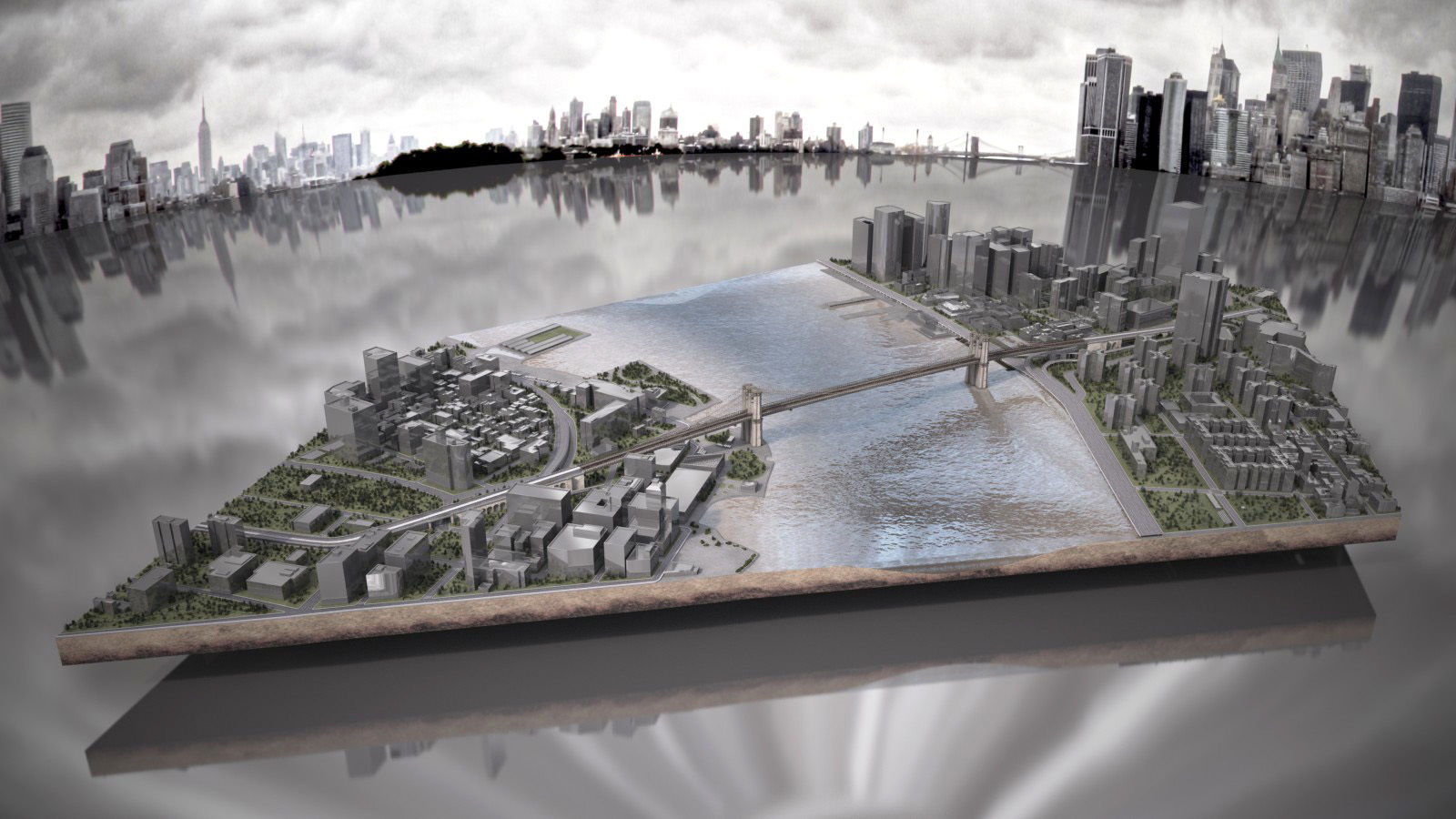 Brooklyn Bridge New York City 3D model_11