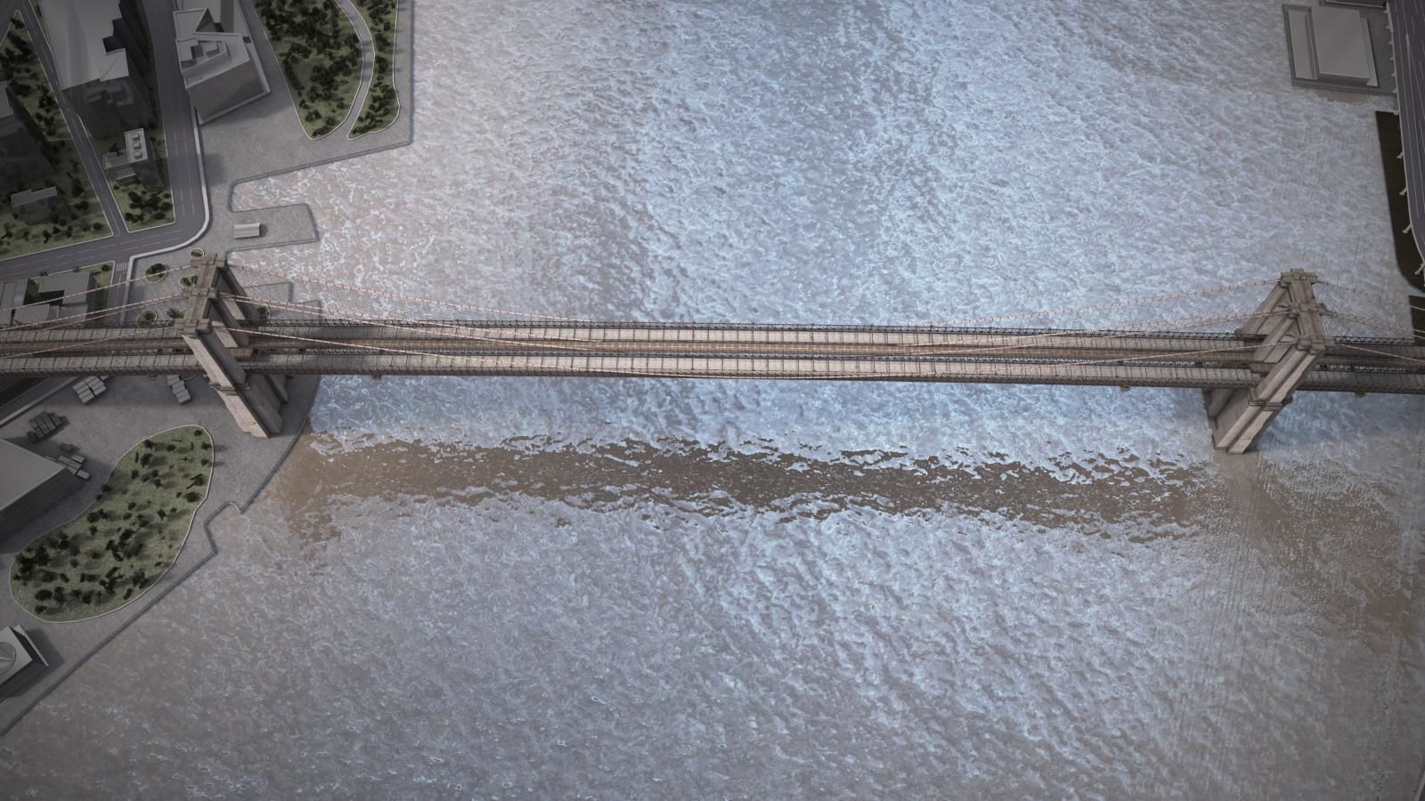 Brooklyn Bridge New York City 3D model_8