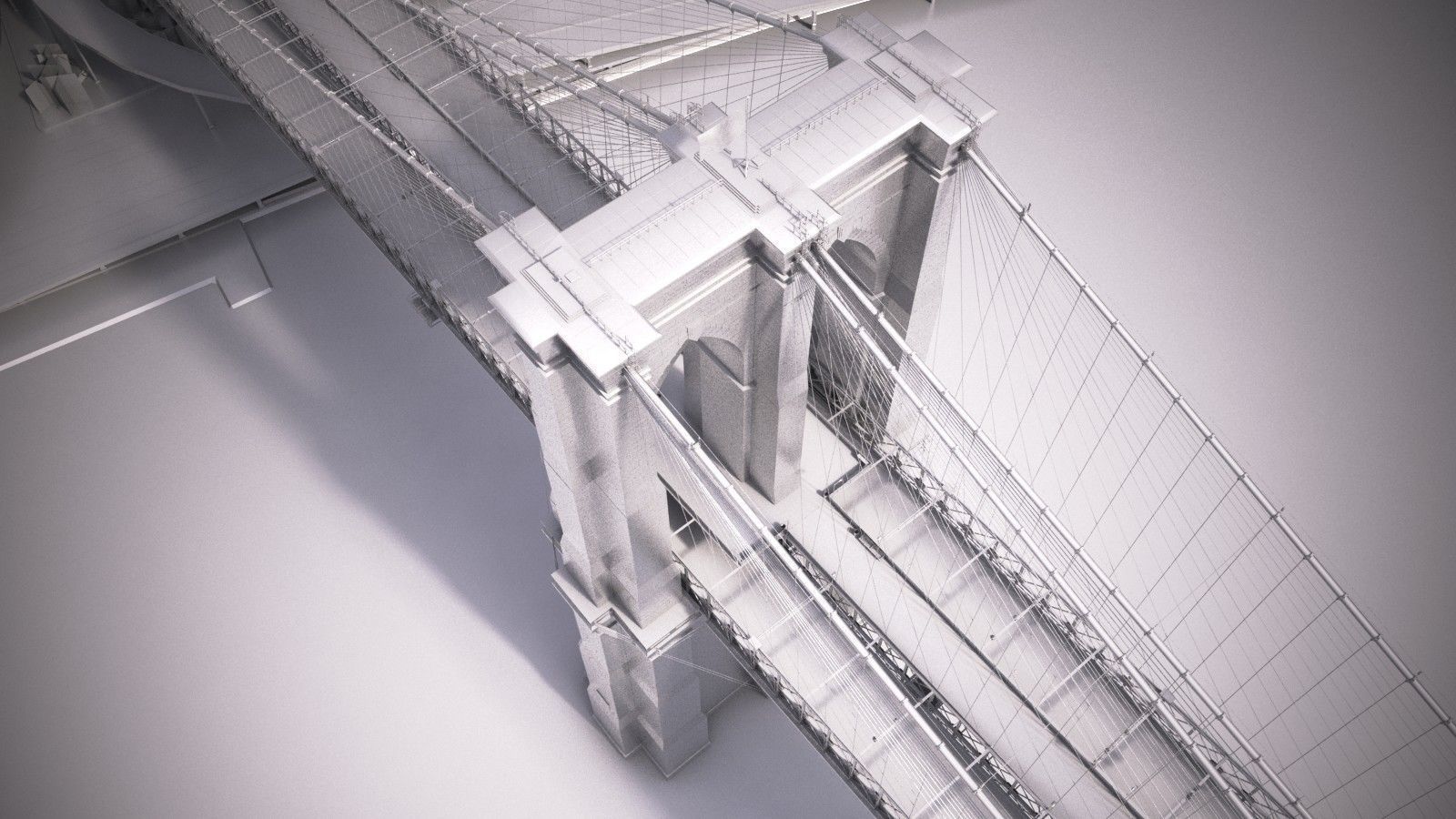 Brooklyn Bridge New York City 3D model_27