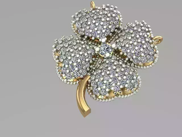 4 Leaf Clover 42 3D print model