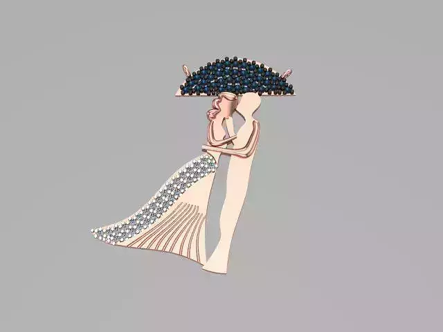 Bride groom pendant 46