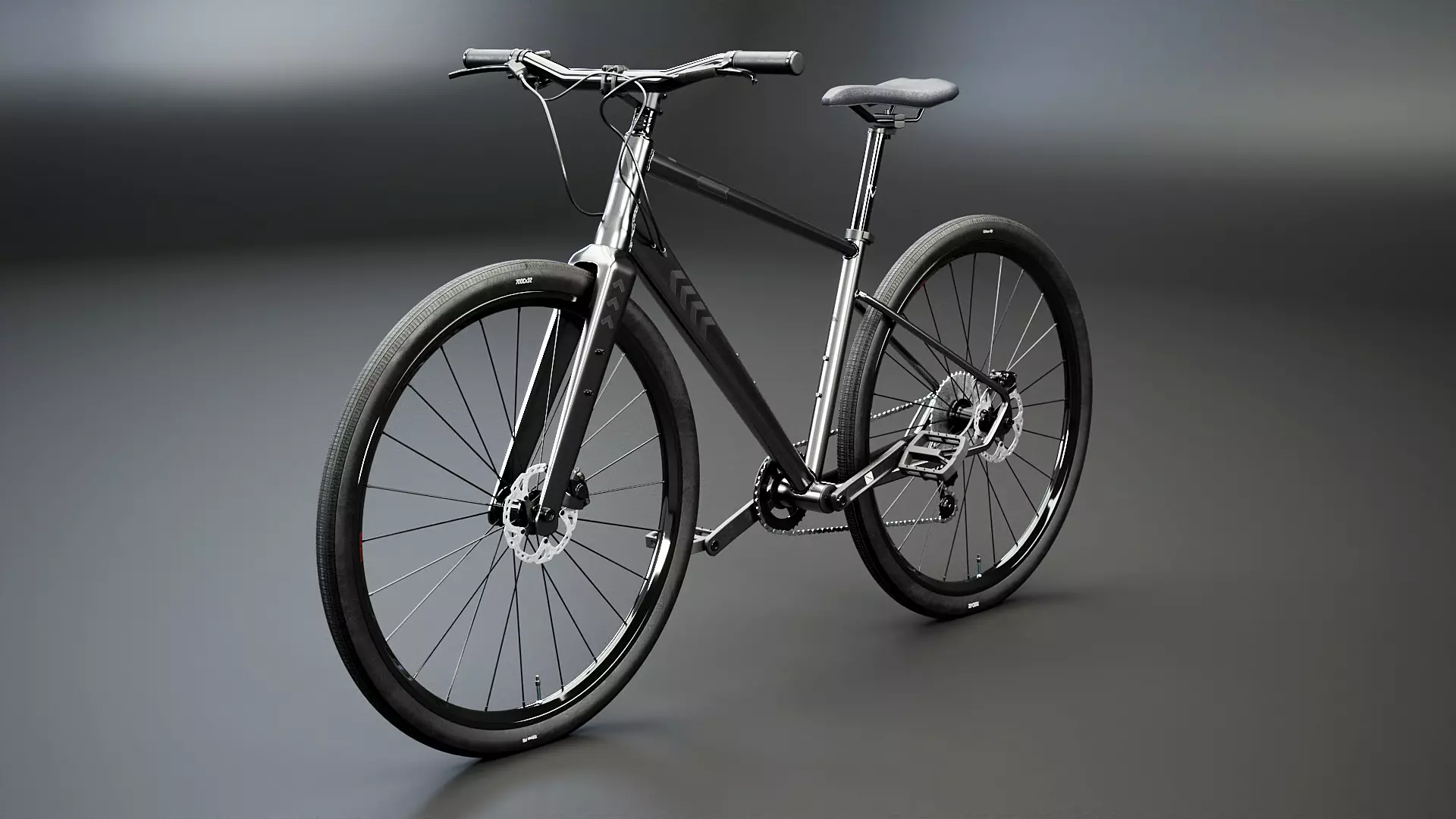 Generic Fitness Road Bicycle 3D model