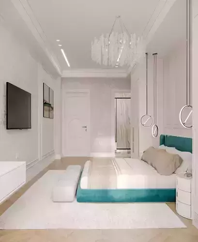 CLASSIC BEDROOM DESIGN 2025 3D model 2