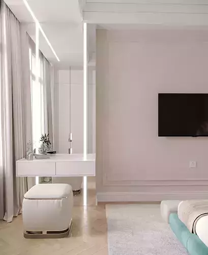 CLASSIC BEDROOM DESIGN 2025 3D model 5