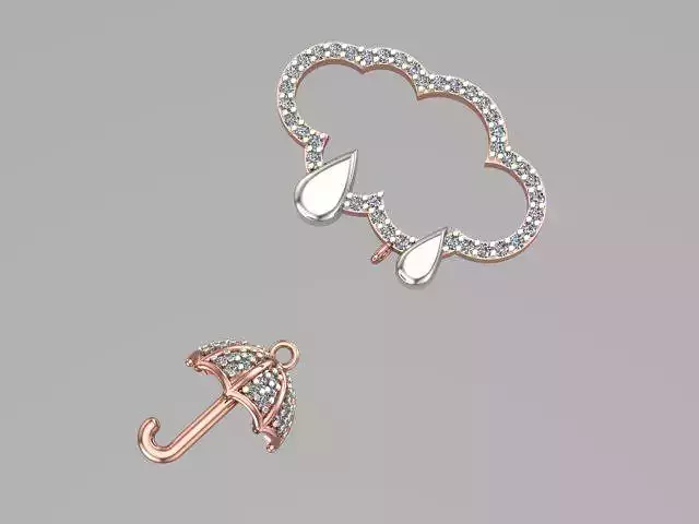 rain of love pendant 55