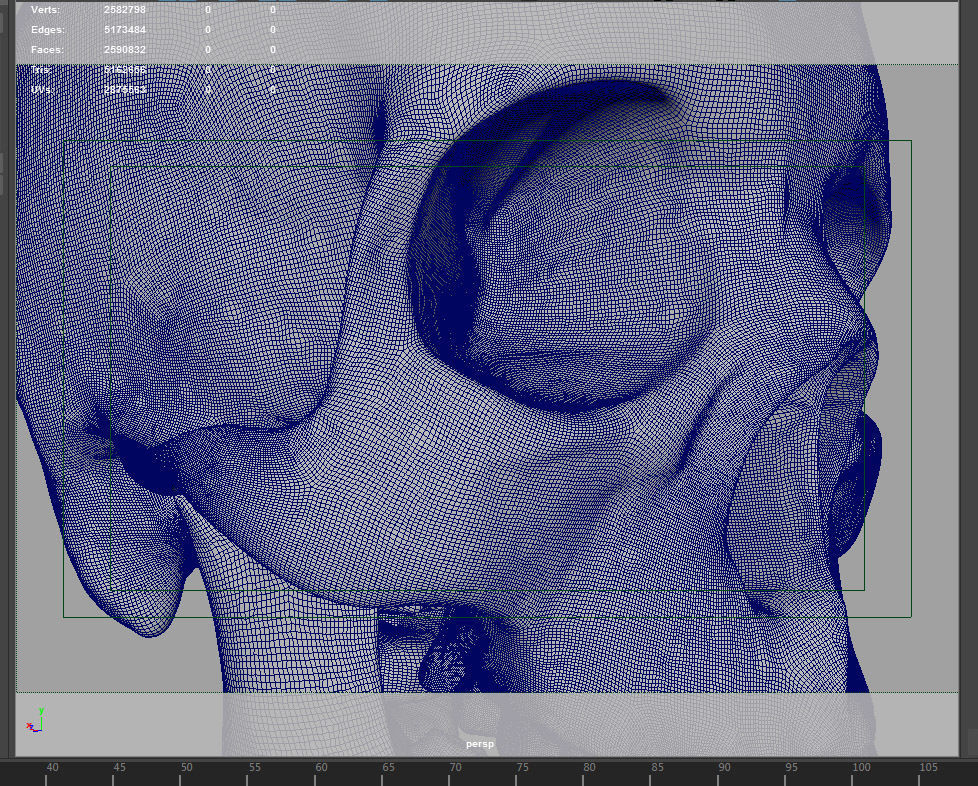 HighPoly Skeleton human 3D model_15