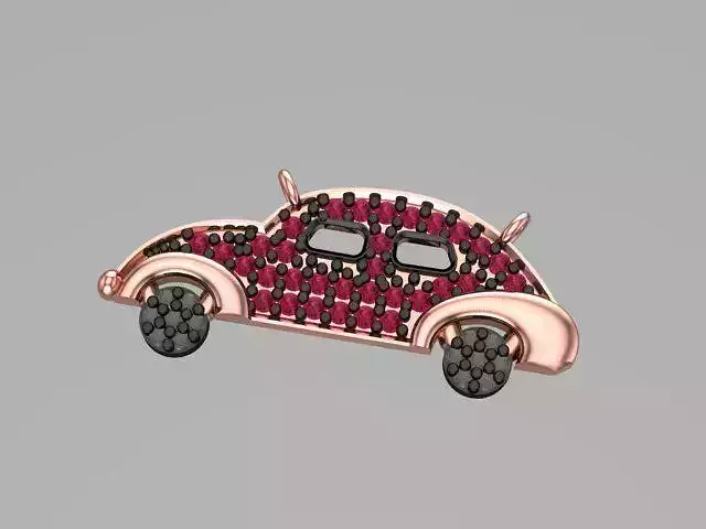 turtle car pendant 58 3D print model