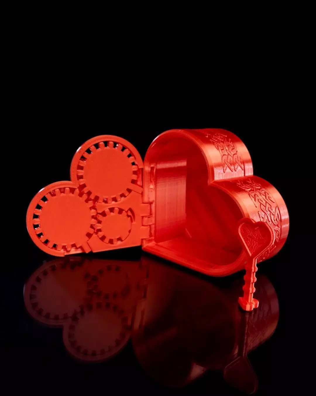 HEART GIFT BOX 3D print model