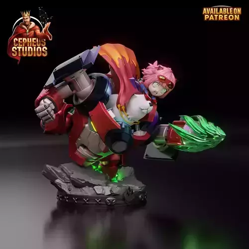 chibi Rogue Chibi - Xmen 97 3D model 3D printable | CGTrader