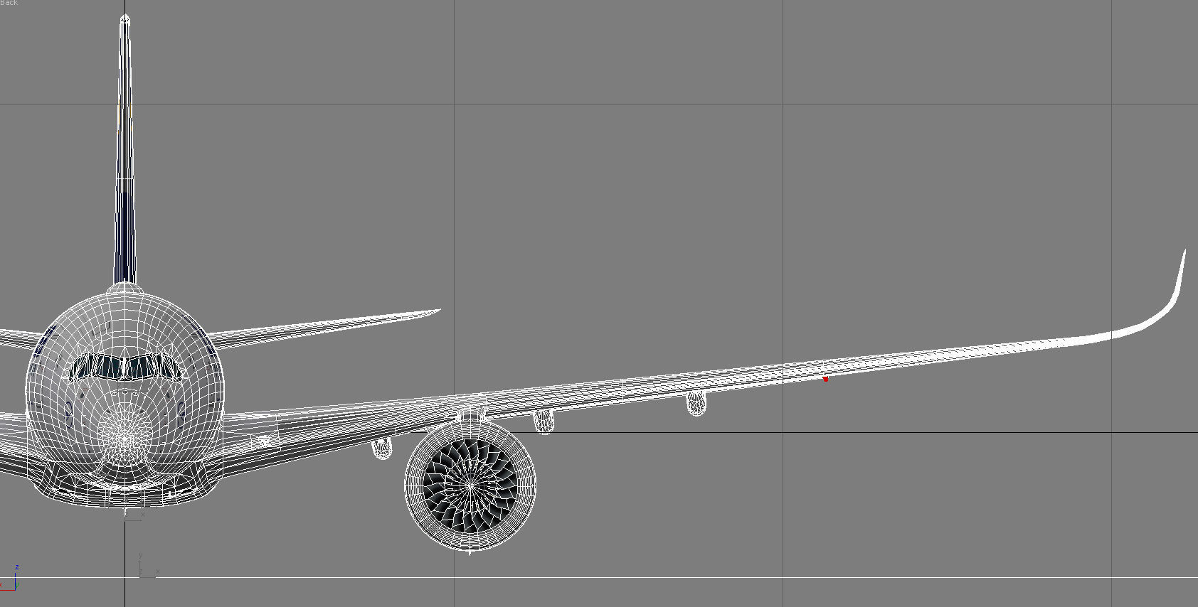 Airbus A350-900 XWB Lufthansa D-AIXA Low-poly 3D model_13