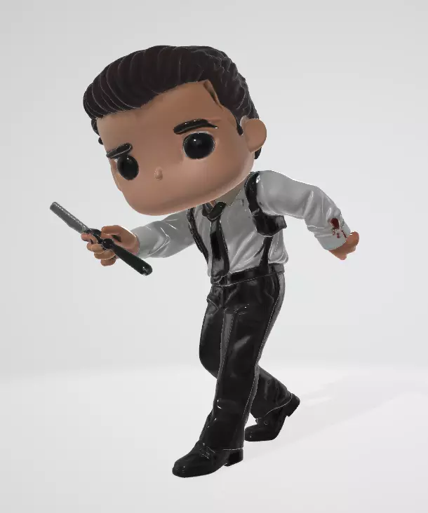 Mr Blonde Reservoir Dogs 4 Funko Pops 3D model 3D printable | CGTrader