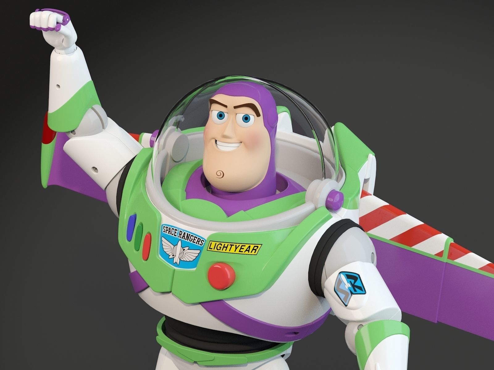 Buzz Lightyear Toy Story 3D model_9