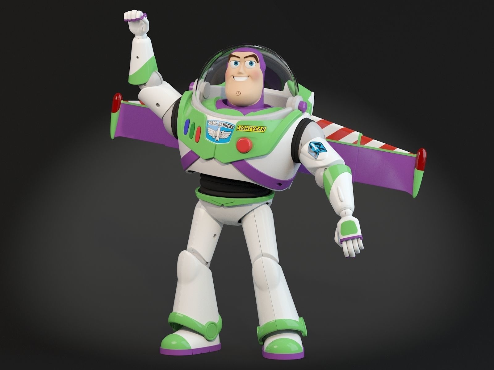 Buzz Lightyear Toy Story 3D model_7