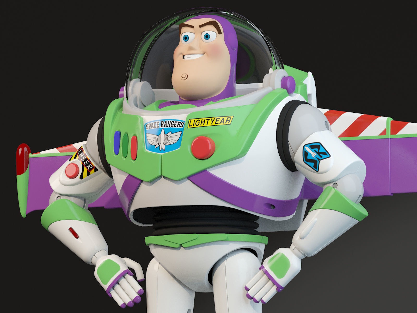 Buzz Lightyear Toy Story 3D model_4