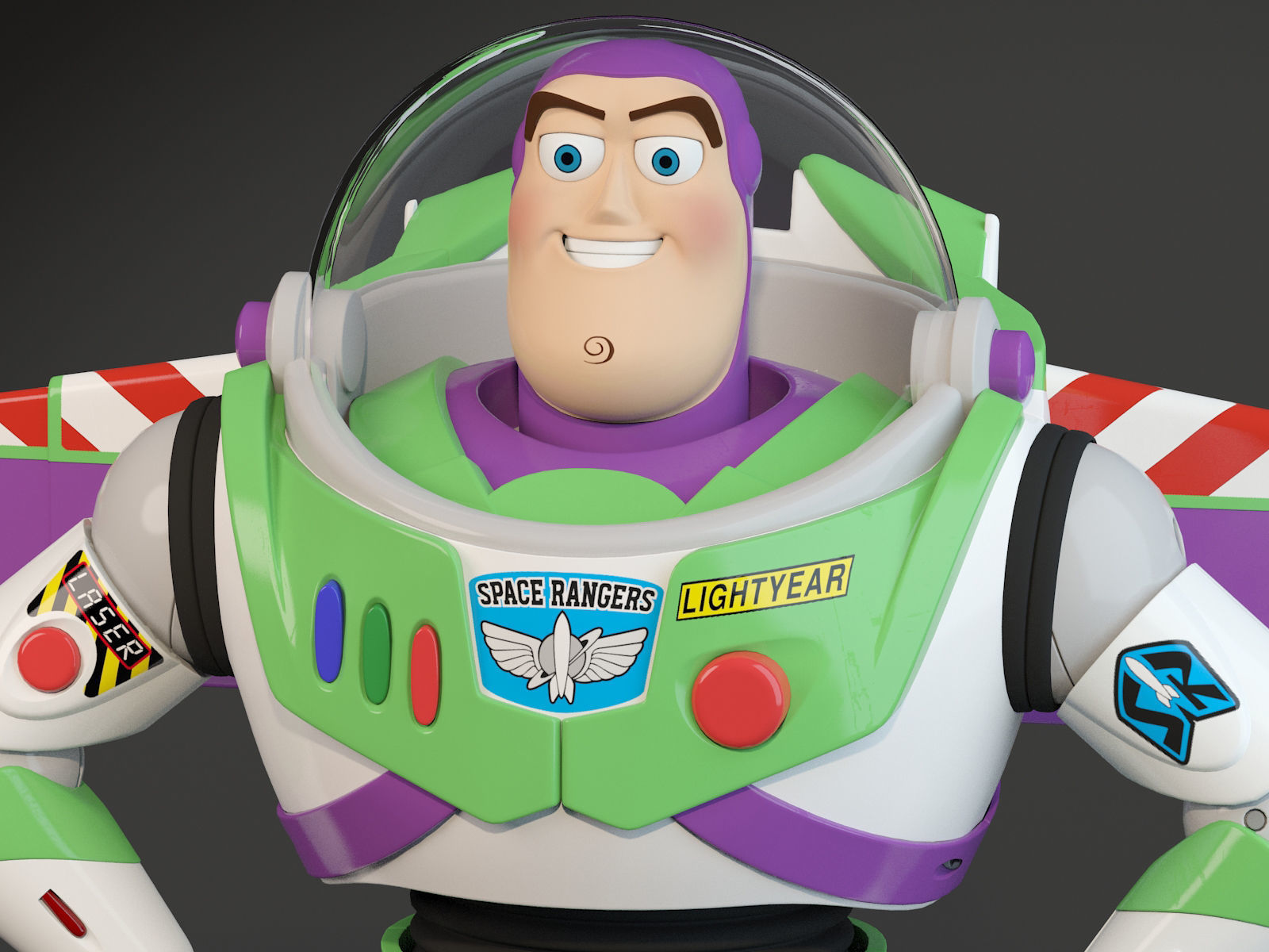 Buzz Lightyear Toy Story 3D model_5