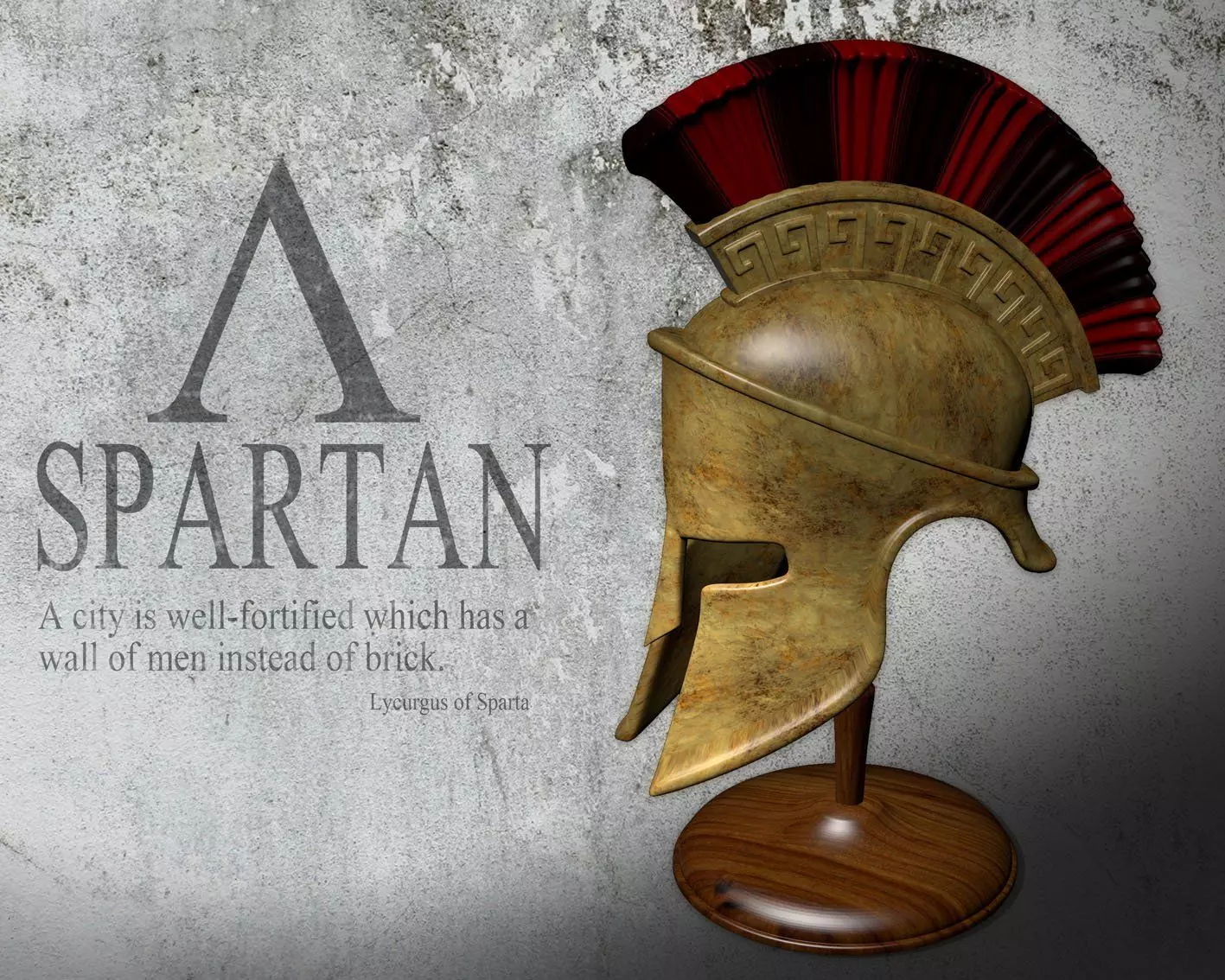 SPARTAN HELMET 3D print model
