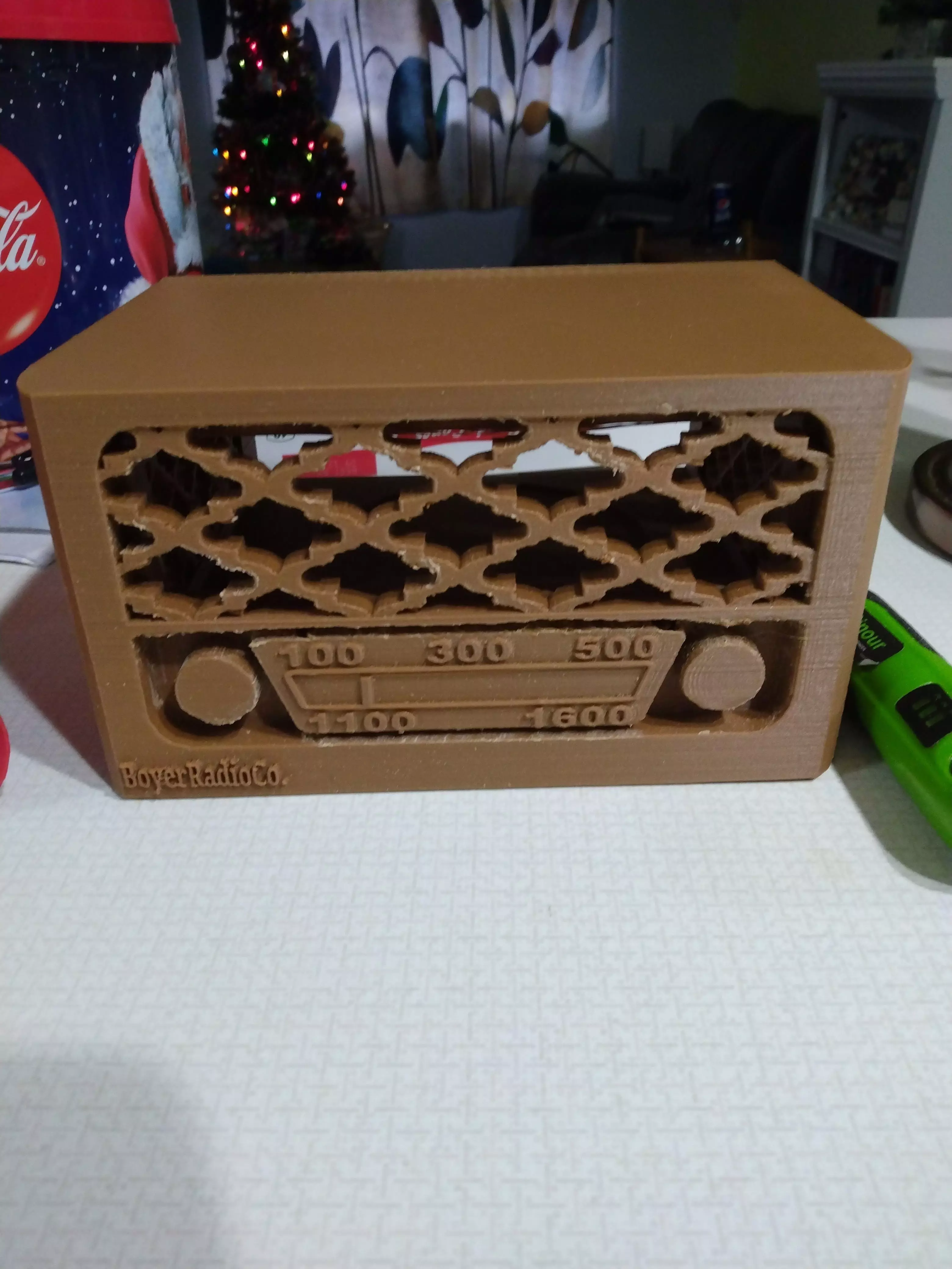 Vintage Radio Alexa Holder 3D print model