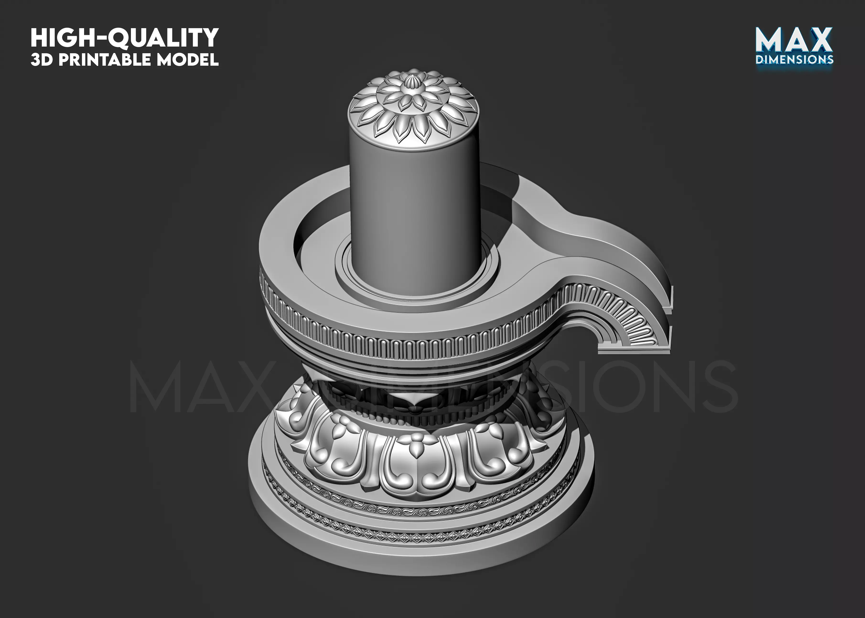 Shiva Linga 3D print model