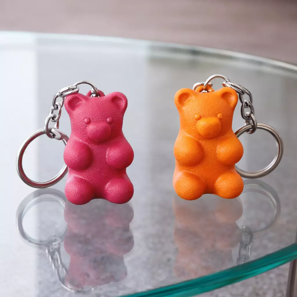 Gummy Bear Keychain 3D print model