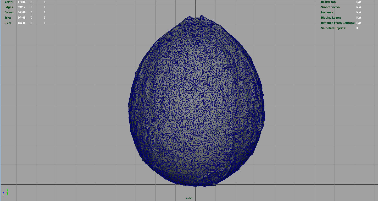 Coconut Low-poly 3D model_5